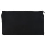 40 Pcs Canvas Zipper Pouch Bags Canvas Makeup Bags Pencil Case Blank DIY Craft Bags For Travel DIY Craft School Black