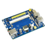 Raspberry Pi CM3/CM3+ Compute Module PoE Expansion Board with Dual Camera, Display & USB Ports