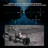 4X Zoom High Definition Night Vision Monocular Video Camera Device with Crosshair Attach for Night Hunting IR Digital Scope