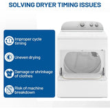 W10745655 1PC Dryer Timer 230V 60HZ Replacement For Whirlpool Maytag Amana Inglis Roper W10857612 W10436308