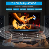 8K 60Hz HDMI 2.1 Audio Extractor Video Converter 4K 120Hz Support 7.1 CH Dolby Atmos Digital 3.5mm R/L Stereo Sound for PS5 XBox