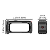 For DJI Osmo Nano Aluminum Alloy Protective Cage With Lens Cover Action Camera Rabbit Cage Anti-Scratch Camera Protective Frame