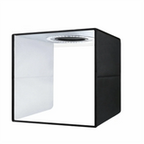 45/65cm Studio LED Light Box with Background Ring Light Board Studio Softbox Folding Photography Box and Bag For Studio Shooting