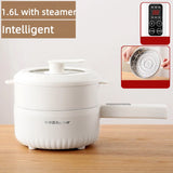 600W Electric Cooking Pot Rice Cooker Hotpot  Multicooker Pancake Smart Electric Skillet Fried Pan 1.6L Food Steamer 220V