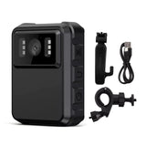 Mini Clip Camera HD 2K Body Mounted Camera Video Audio Body Recorder Small IR Night Vision Police Body Cam Supports 128G TF Card