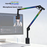E-sports game RGB stand microphone live recording microphone remote control condenser microphone cantilever stand