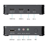 1080P HD AV Video Capture Card Recording Loop Analog To Digital Video Recorder Save To USB Flash Disk Mic in Line In