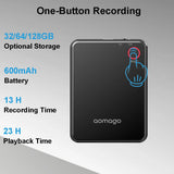AI Magnetic Digital Voice Recorder ChatGPT Audio Activated Recorder Voice-to-Text  for Meetings