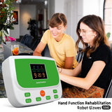 Upgrade Finger Exerciser Stroke Hand Rehabilitation Robot Glove Electrical Elderly Paralysis Equipment Finger Trainer