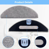 For iRobot Roomba Combo i5 i5+ Combo j5 j5+ Sweeper Accessory Set with 1 Multi-Surface Rubber Brushes, 4 Filters, 4 Mop Ear