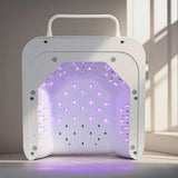 2026 Black Gold UV Led Table Lamp Manufacturer Popular Professional Cordless Rechargeable Pro Nail Lamp With Fan Double Hands