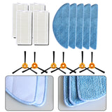 For Conga M50 / M50 For X-Treme Side Brush HEPA Filter Mop Pads Spare Parts  Cleaning Tools Home Appliance Parts