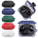 Silicone Soft Protective Cover Anti Drop Earbuds Charging Case Skin Cover with Carabiner for Nothing Ear (a) Wireless Headphones