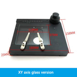 All Metal Microscope Precision Rotating Mobile Platform XYZ Axis Three-Axis Bidirectional Rotating Stage