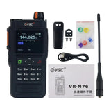VR-N76 Walkie Talkie With GPS Positioning Bluetooth APRS Function Waterproof Ham Two Way Radio
