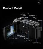 5K HD Digital 48MP WIFI Action Cameras Anti-Shake Autofocus Camcorder DV Recorder 16X Zoom Night Vision Monoculars for Camping