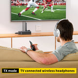 Bluetooth 5.4 Audio Transmitter Receive Support AUX/COAXIAL/SPDIF/TF/U disk with LCD Display for Home Stereo TV Speakers PC