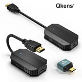 30M Type C Wireless HDMI Video Transmitter and Receiver Extender TV Stick Dongle Display Adapter for Iphone 15 Laptop PC To TV