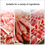10 Inch Semi-Automatic Meat Slicer Knife Set Meat Slicing Grinder Machine Electric Fresh Frozen Lamb Rolls Meat Cutting Machine