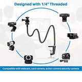 For Logitech C930e, C930 C920, C922x, C922,Brio 4K, Etc Compatible Flexible Arm Desk Mount Webcam Stand Holder Camera Brac