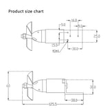 New 24V Underwater Propeller 2838 Brushless Motor Waterproof Motor Soaked In Water Motor Submersible Motor With Drive
