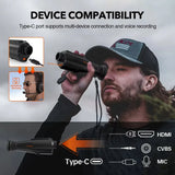 GTguard Ai15 Digital WIFI Infrared Thermal Imager Tactical Telescope Thermal Imaging Night Vision Monoculars for Hunting Outdoor