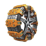 Car Anti-skid Chains Off-road SUV Pickup Trucks General Snow Mud Thick Iron Chains Tires Anti-skid Chains