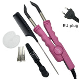 Portable Mini Hair Extension Fusion Iron Heat Hair Connector Temperature Controllable Ultrasonic Intelligent Traceless Iron