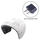 New 7 Color Round FoldableLED Photon Light Therapy Facial Device Skin Rejuvenation Acne Remover Anti Wrinkle Beauty Equipment