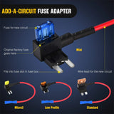 12 Pack 12V Add-a-Circuit Fuse Tap Standard Mini Micro2 and Low Profile Fuse Taps 4 Types ATO ATC ATM APM Fuse Holder for Boats