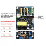 AC/DC-DC Converter AC100-240V/DC141-339V to DC18-33V/DC1.25-31V Dual-channel Output Adjustable 180W Switching Power Supply Board