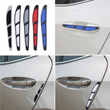 4pcs Car Door Edge Guard Strip Anti-collision Trim Side Mirror Protector