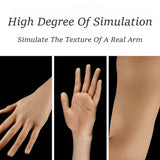 Silicone Arm Mold Artificial Practice Fake Skin Tattoo Aesthetic Professional Tattoos Practice Skins Men's Tattoos Supplies