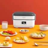1.5L Electric Lunch Box Portable Rice Cooker Double Layer Liner Bento Box Cooking Pot Food Container Steamer Lunch Box 220V