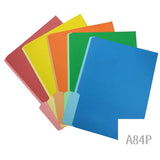 Manila Color Five-Color Single-Page Folder Paper Storage Folder Single-Piece Folder