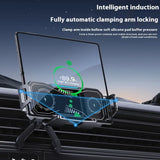 Car Wireless Charger Dual Coil Fold Screen Phone Fast Charging for Samsung Galaxy Z Fold 5 6 Flip 3 4 Air Vent Car Phone Holder