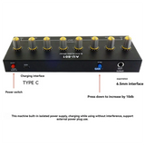 8-Channel Portable And Rechargeable Audio Mixer For Outdoor Music Events, Suitable For Instruments And Microphones