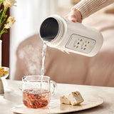 12V/24V/220V Electric Kettle Home Car Multifunctional Boiled Water Pot 650ML Portable Heating Cup Outdoors Travel Teapot