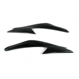 Carbon Fibre Head Light Lamps Trim Eye Brow Headlight Trim Stickers For 2016 2017 2018 Nissan Skyline