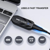 Mini 4K Camera Link Audio Video Capture Card 1080P120 Recording for DSLR Camera Camcorder Laptop PC OBS Live Streaming DVR Card