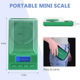 Milligram Scale 50g/0.001g, Portable Digital Jewelry & Microgram Scale with LCD Backlight, Tare Function