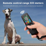 Dog Training Collar with Remote Color Screen,Dog Shock Collar with Vibration,2700FT Electric Shock,Beep and Dog LEB Light Mode