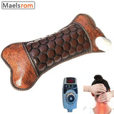 Electric Jade Heating Pillow with Tourmaline & Germanium Stones - Far Infrared Cervical Neck Massager for Pain Relief,