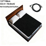 Earthing Grounding Mat Mattress for Sleeping 137x198cm Pad with Grounding Cord Better Sleep Pain Relief Stress Relief Body