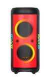 B208-04 60W 8" Woofer Speaker RGB LED Lighting Remote Control 6000mAh Battery TF USB