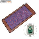 Infrared Heating Amethyst Mat PEMF Photon Hot Stone Therapy Massage Pad Natural Bio-Crystal Jade For Yoga Pain Stress Relief