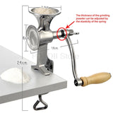 Hand Crank Coffee Bean Grinder Manual Stainless Steel Fixed Pepper Grinder Multifunctional Spice Grinding Machine Easy To Clean