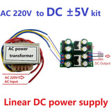 AD24LOPA 12W AC 220V to Dual DC +-5V 12V 15V AC-DC 78XX 79XX Dual Linear LDO Converter Low Noise Linear Power Supply Kit
