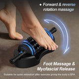 Massage Roller Cordless Deep Tissue Muscle & Fascia Relaxation for Legs, Back & Abs, Pain Relief & Home Fitness Recovery Sport