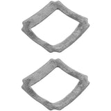 6 Pack Replacement Mop Cloth Pads For LIECTROUX YW710 Cleaning Robot, Machine Washable, Highly Absorbent Microfiber Design